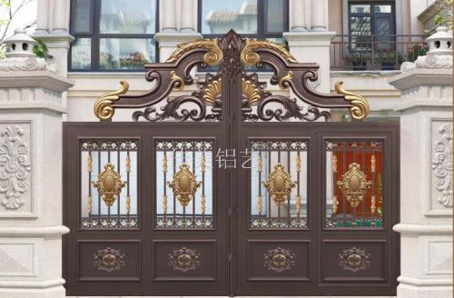 鋁藝庭院門圖片/鋁藝庭院門樣板圖 (1)