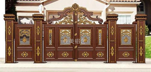 鋁藝庭院門圖片/鋁藝庭院門樣板圖 (3)