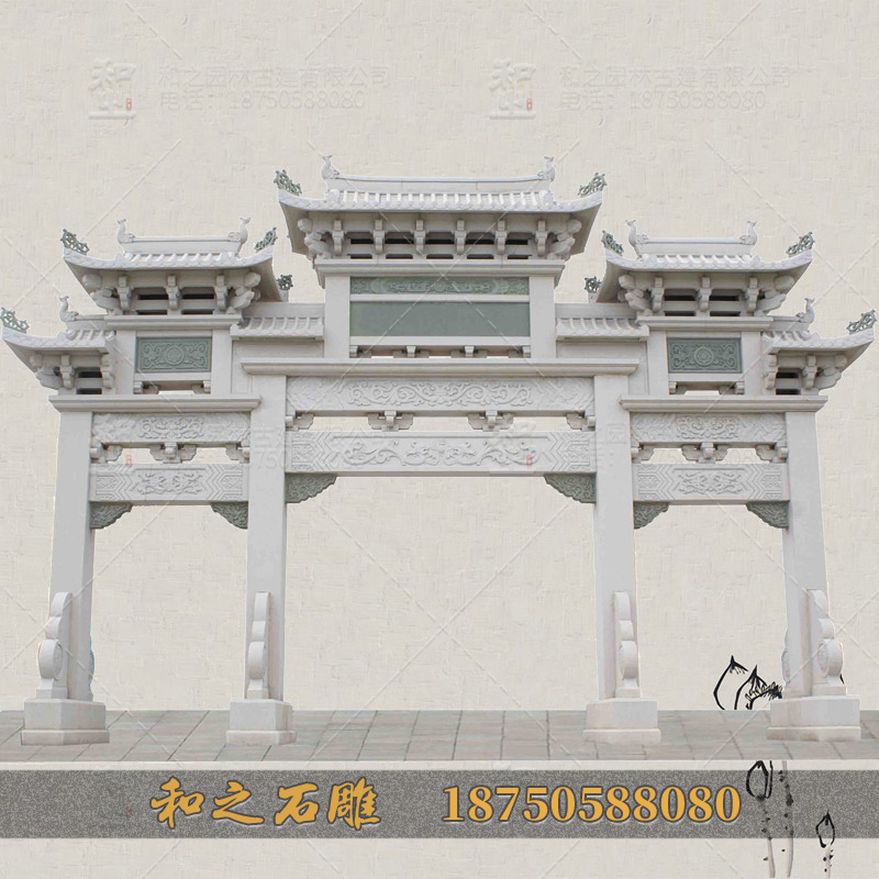 石雕牌坊圖片/石雕牌坊樣板圖 (3)