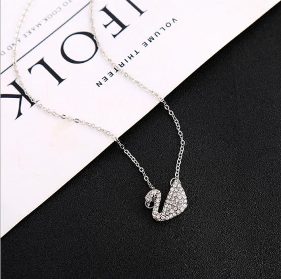 韓國時尚天鵝鎖骨項鏈圖片/韓國時尚天鵝鎖骨項鏈樣板圖 (2)