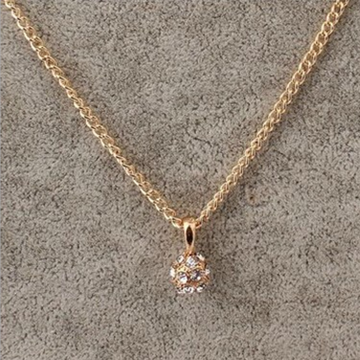 滿鉆球鎖骨項鏈圖片/滿鉆球鎖骨項鏈樣板圖 (2)