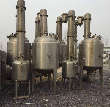 二手雙效蒸發(fā)器 二手2000L雙效蒸發(fā)器 轉(zhuǎn)讓二手雙效濃縮蒸發(fā)器