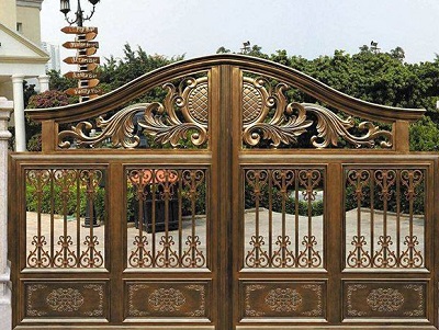 濱州庭院大門定做/東營歐式別墅大門生產(chǎn)廠家
