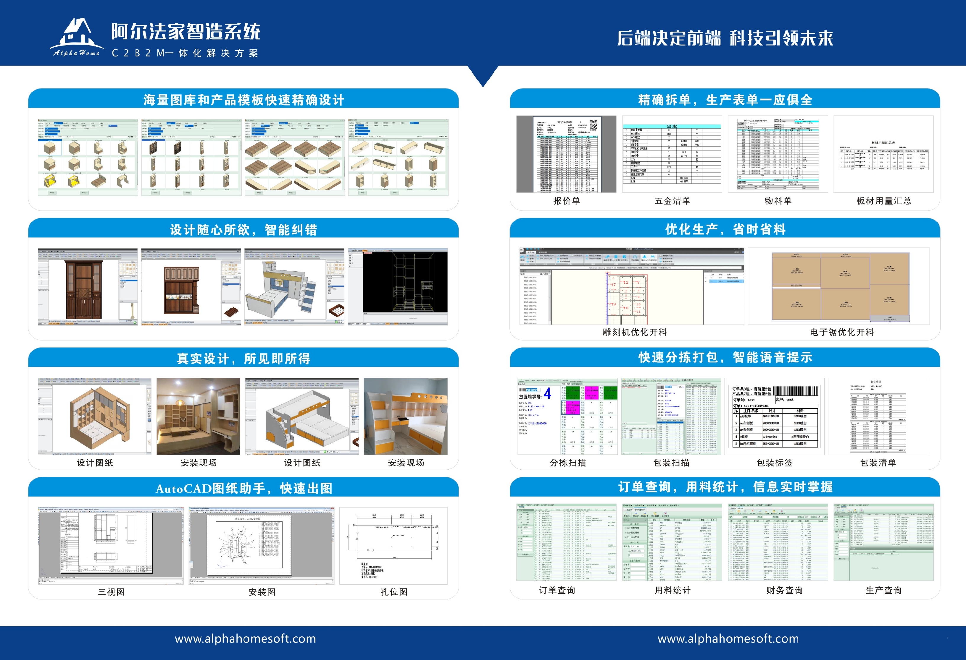 阿尔法家衣柜橱柜全屋定制家具软件板式家具设计拆单软件图片