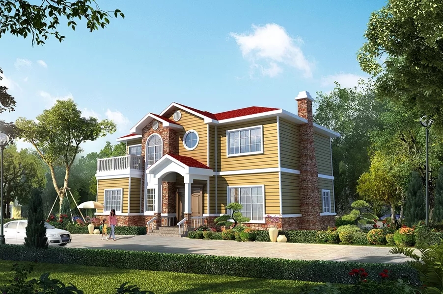 輕鋼別墅圖片/輕鋼別墅樣板圖 (4)