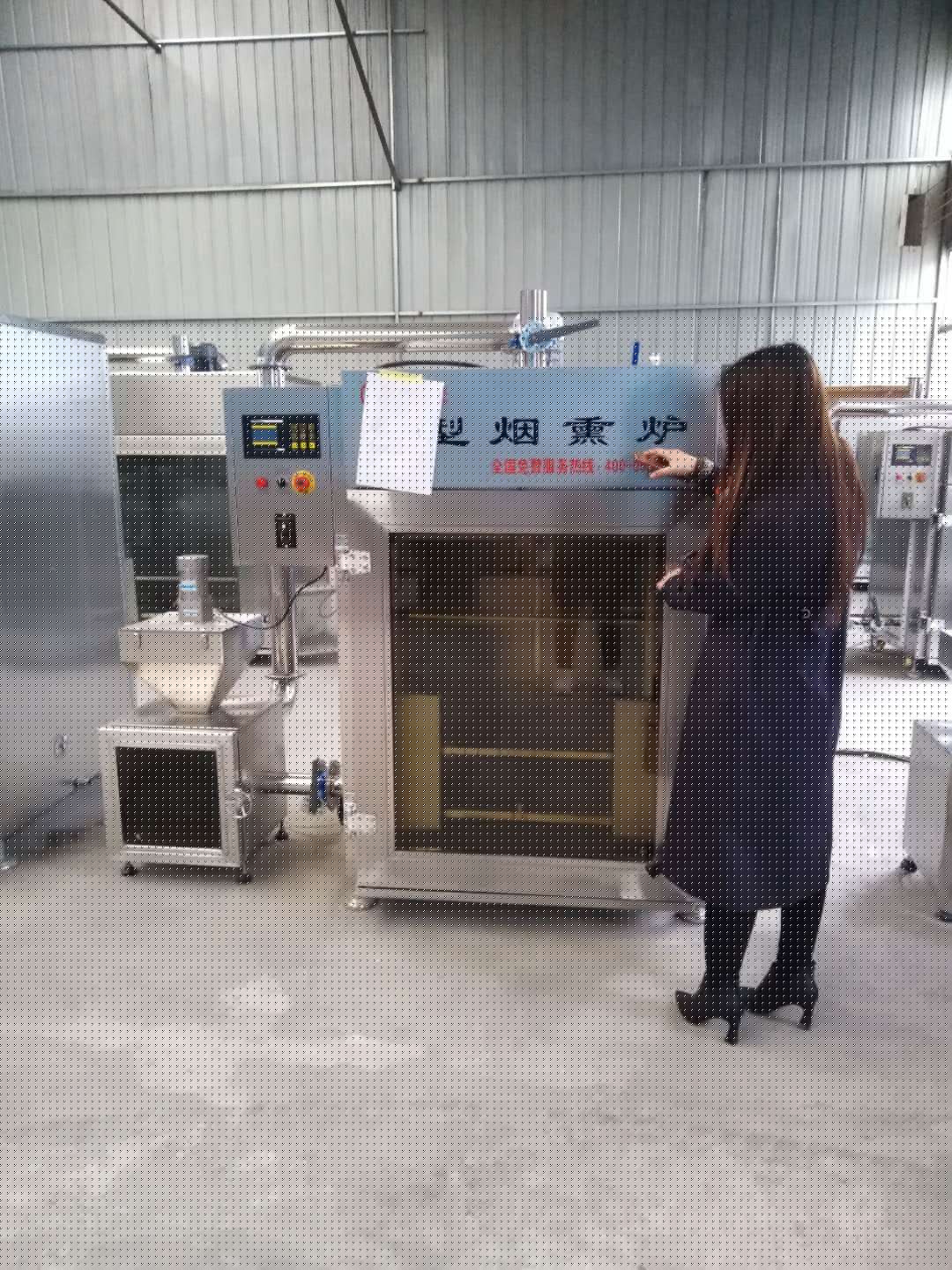 豆干煙熏爐  熏豆腐干機(jī)器圖片