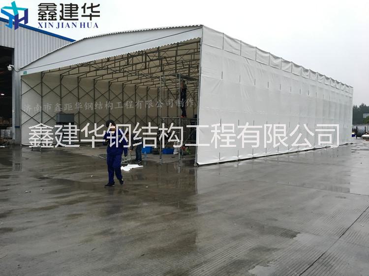 東莞市中山定做電動推拉雨篷 電動伸縮雨棚 電動倉庫雨篷長壽命