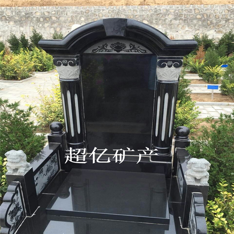 廠家批發(fā)定做山西黑墓碑 山西黑花崗巖公墓墓碑 山西黑家族墓碑 山西黑藝術(shù)墓碑