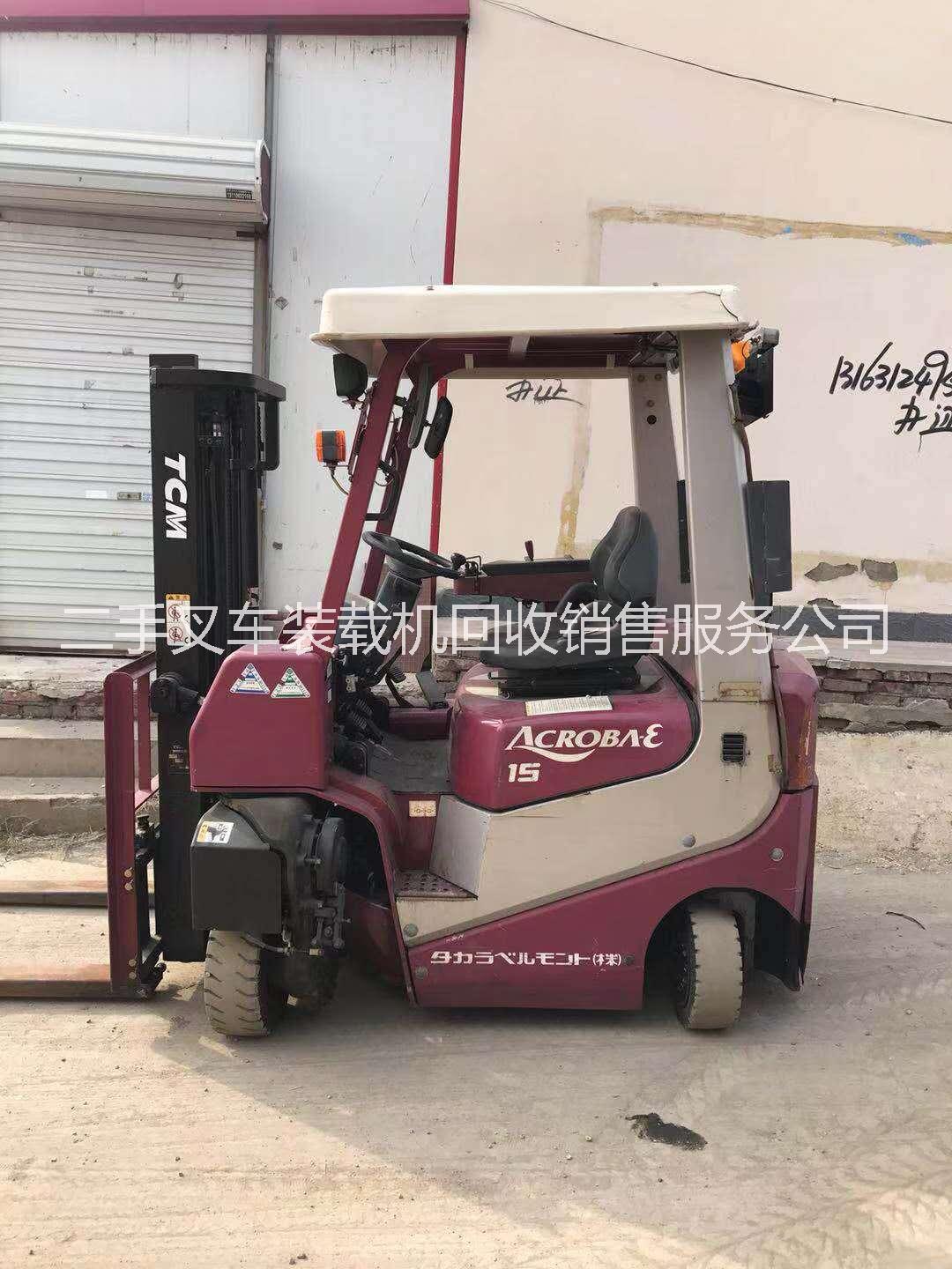 秦皇島出售二手電動叉車圖片