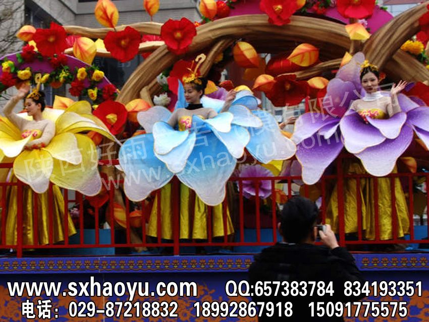 西安巡游花車鼓車宣傳彩車設(shè)計(jì)制作圖片/西安巡游花車鼓車宣傳彩車設(shè)計(jì)制作樣板圖 (2)