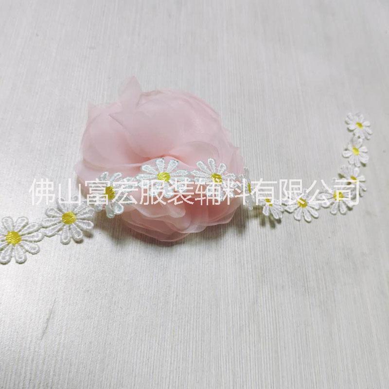 滌綸絲水溶花朵花邊圖片/滌綸絲水溶花朵花邊樣板圖 (2)