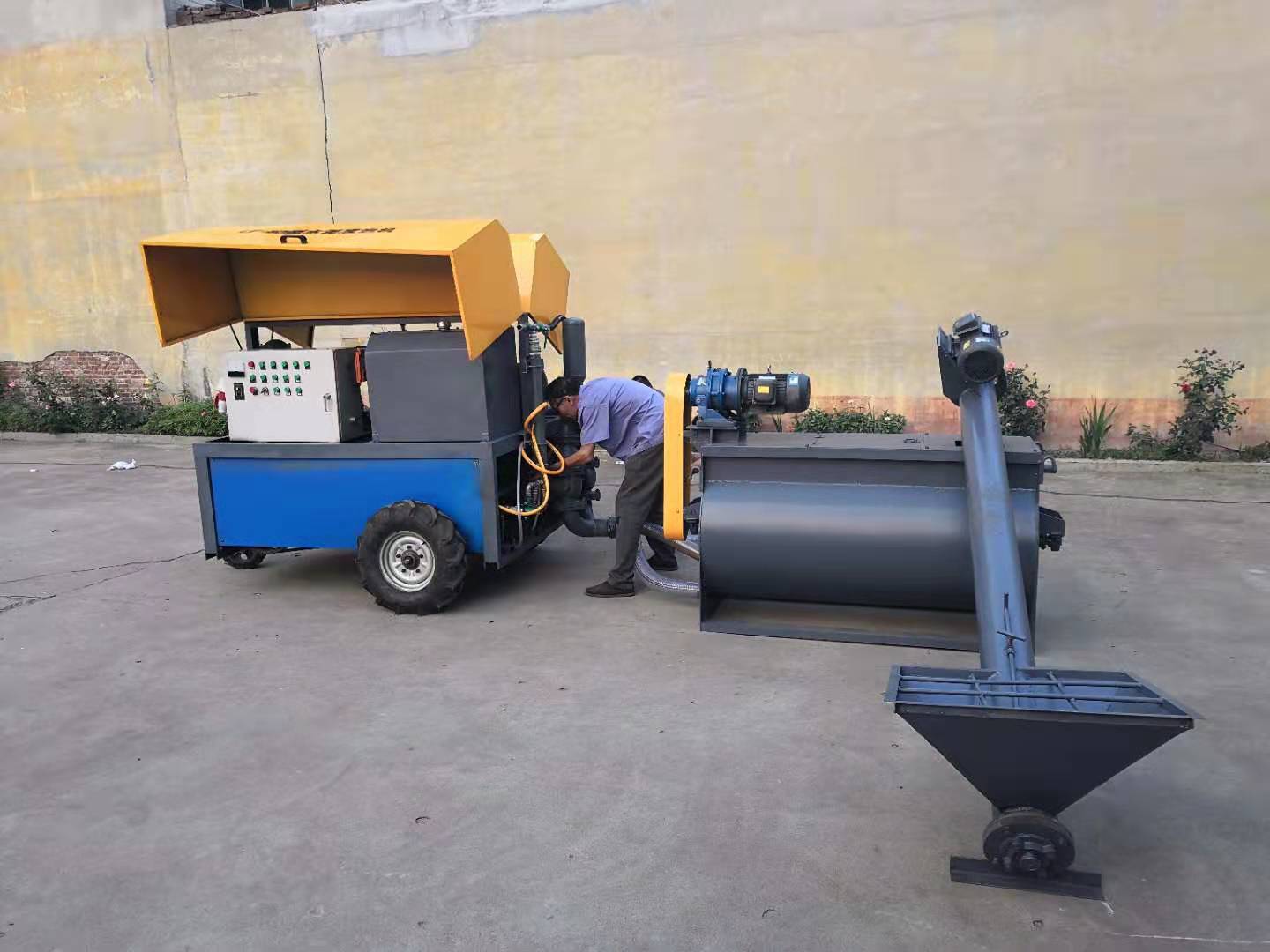 砂漿噴涂機(jī)圖片/砂漿噴涂機(jī)樣板圖 (4)