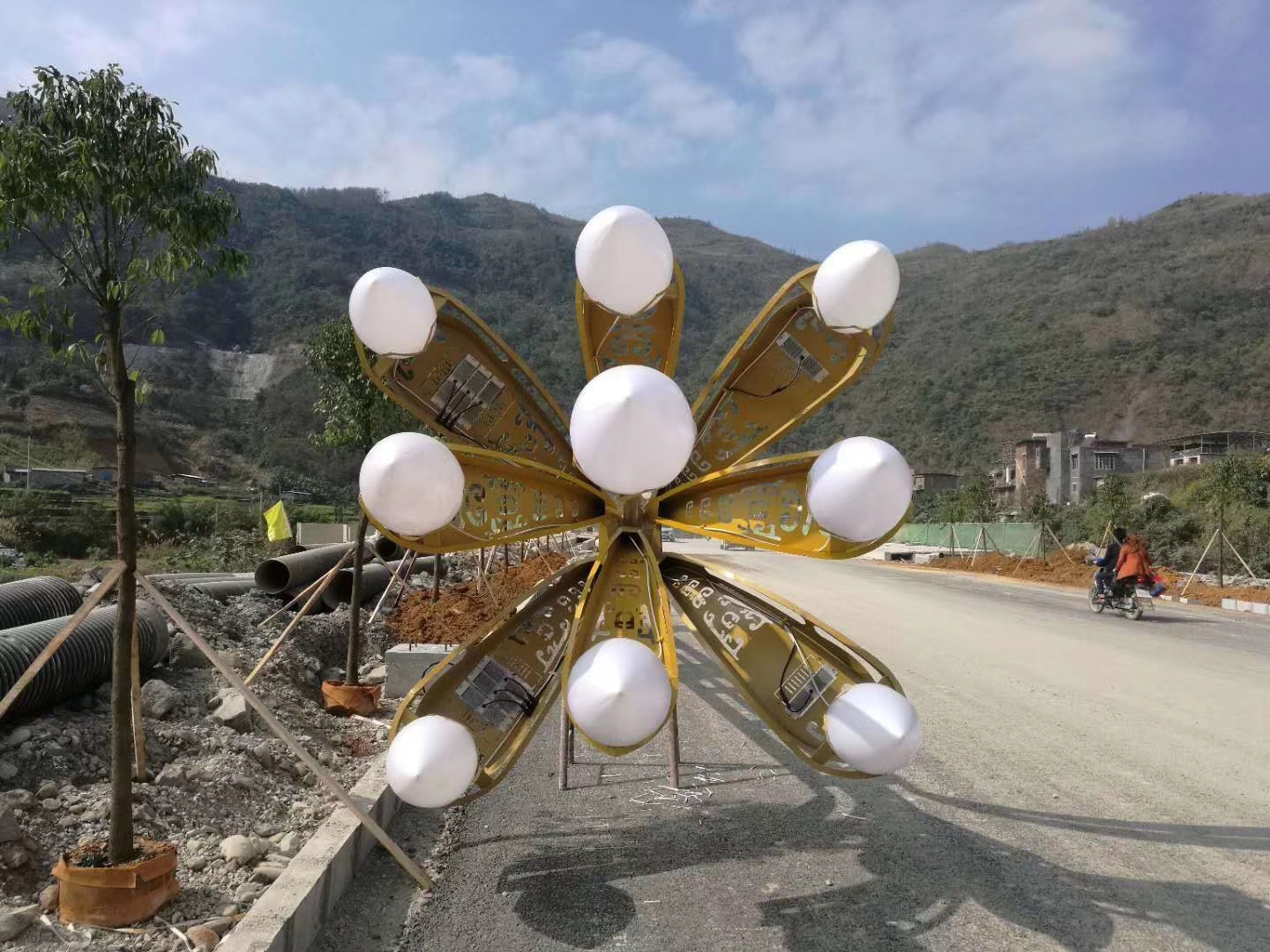 LED玉蘭燈庭院戶外燈中華道路燈圖片/LED玉蘭燈庭院戶外燈中華道路燈樣板圖 (1)
