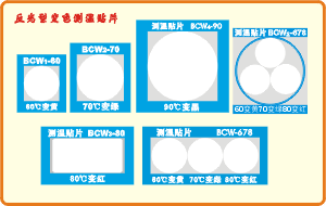 溫度標(biāo)簽變色測溫紙示溫片測溫貼片感溫貼溫貼片組合測溫紙 變色測溫紙測溫貼片感溫貼
