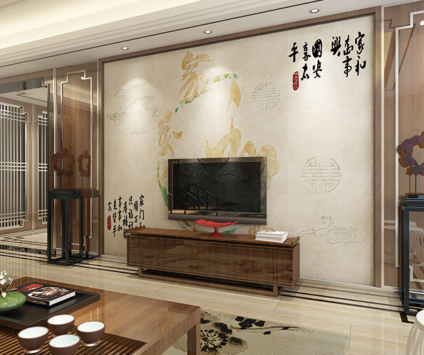 雕刻背景墻圖片/雕刻背景墻樣板圖 (2)