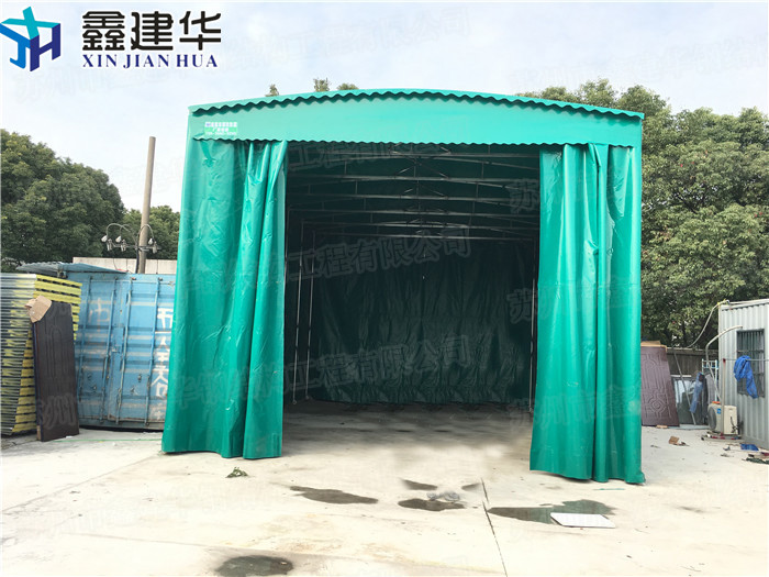 電動(dòng)移動(dòng)推拉雨棚圖片