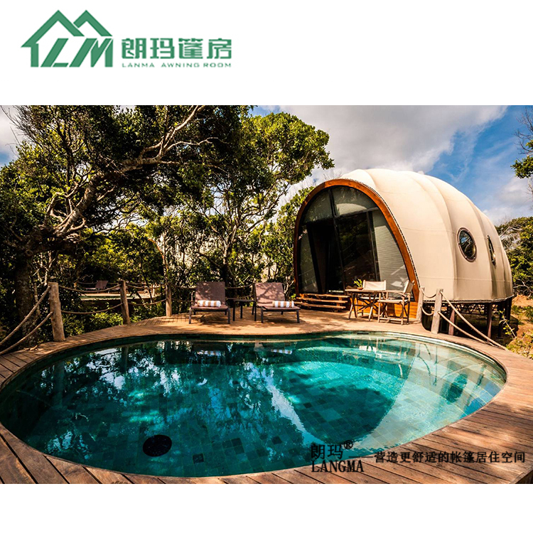 沙漠景區(qū)蟲蛹貝殼帳篷酒店圖片