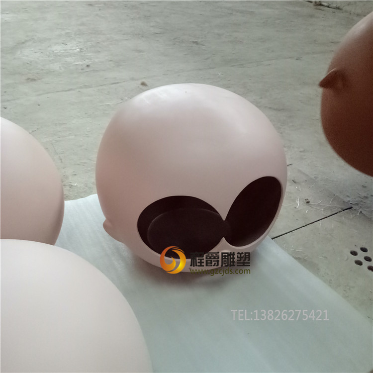 玻璃鋼頭殼雕塑圖片/玻璃鋼頭殼雕塑樣板圖 (2)