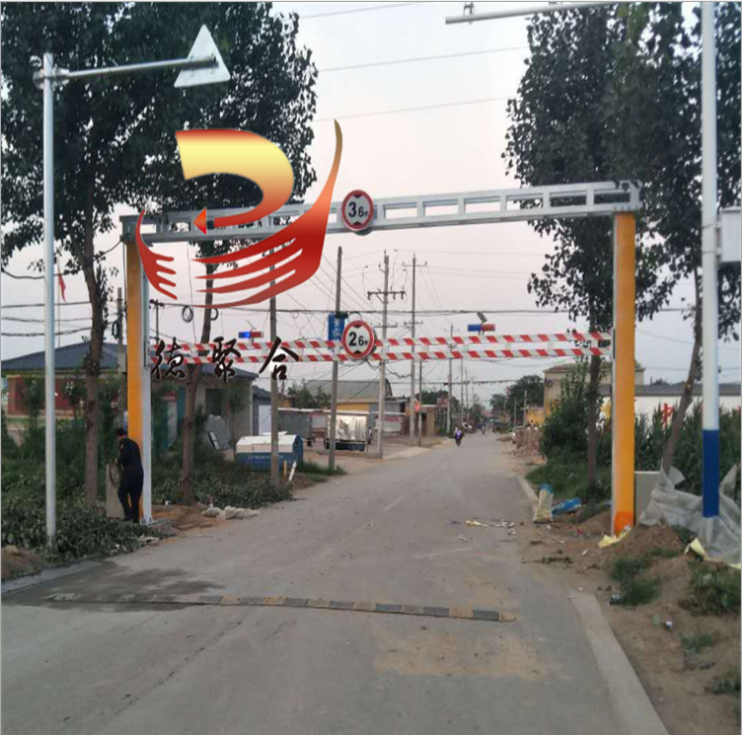 公路限高架電動(dòng)液壓限高桿圖片