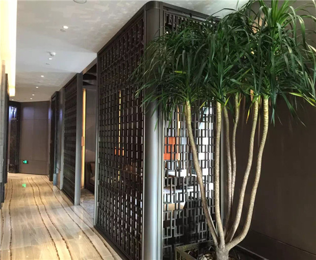 銅屏風(fēng)隔斷圖片/銅屏風(fēng)隔斷樣板圖 (4)