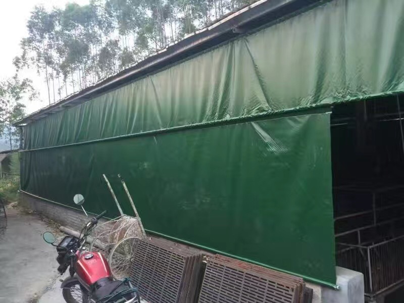 珠海雨布防水帆布工地蓋貨雨布防雨布防水布紅白藍彩條布三色布