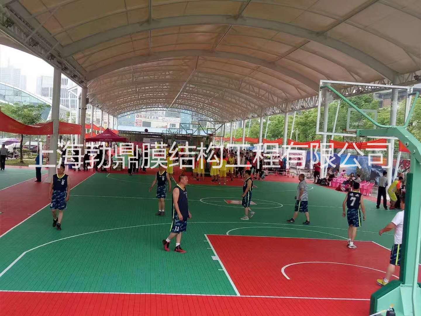 養(yǎng)老院張拉膜頂棚  老年中心雨棚圖片/養(yǎng)老院張拉膜頂棚  老年中心雨棚樣板圖 (3)