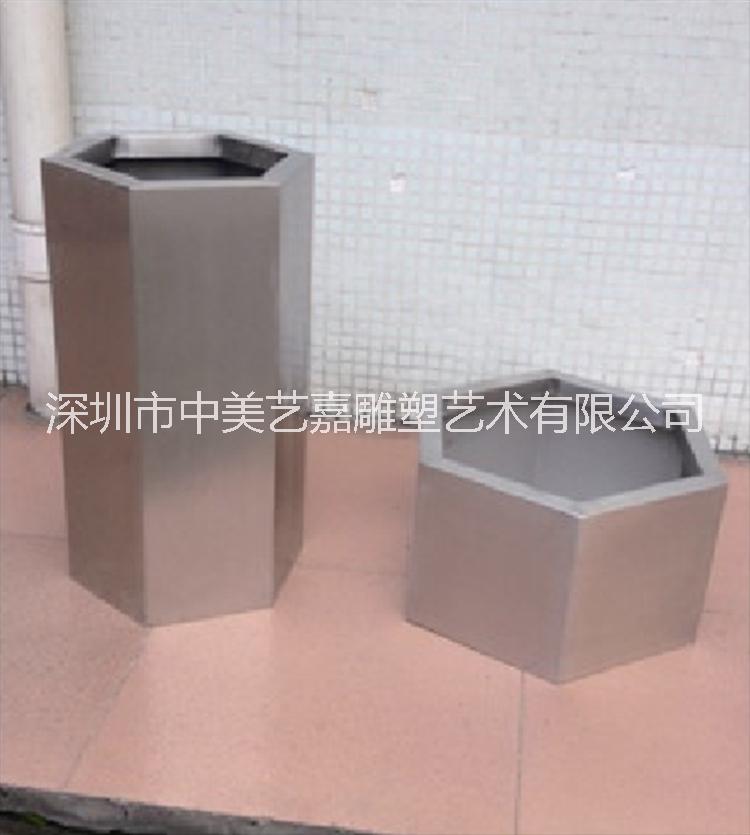 不銹鋼菱形切面花缽圖片/不銹鋼菱形切面花缽樣板圖 (3)