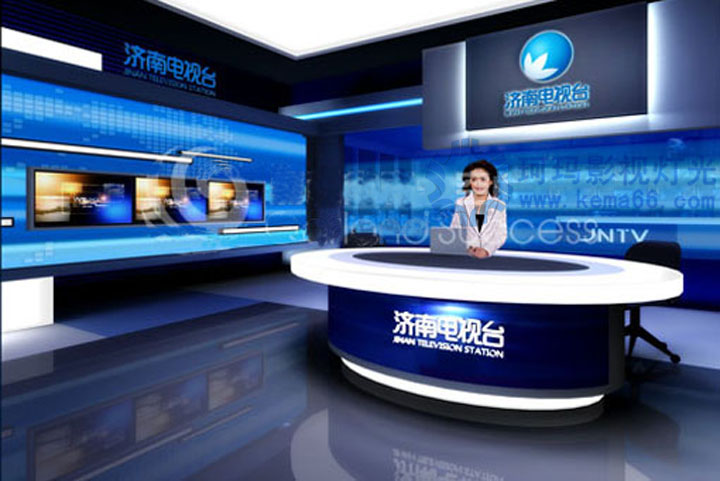 2019 電視直播桌，訪談桌。專業(yè)定制