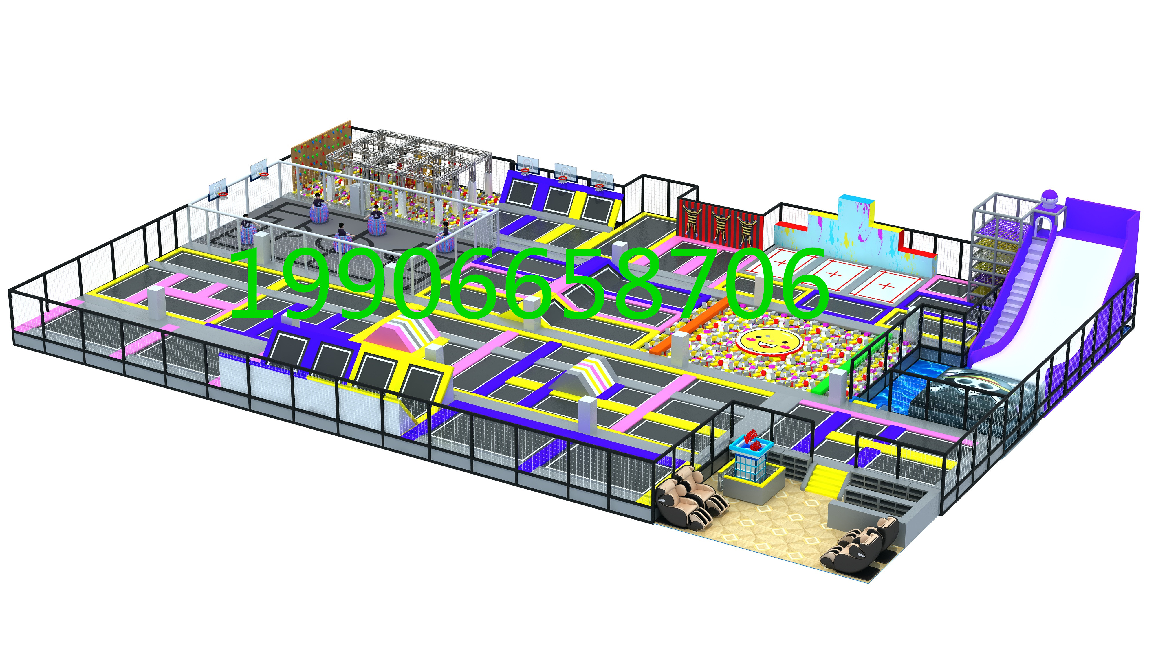 超级大蹦床 浙江蹦床厂哪家好图片