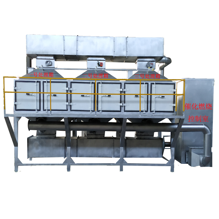 工業(yè)廢氣處理除臭設(shè)備催化燃燒環(huán)保圖片