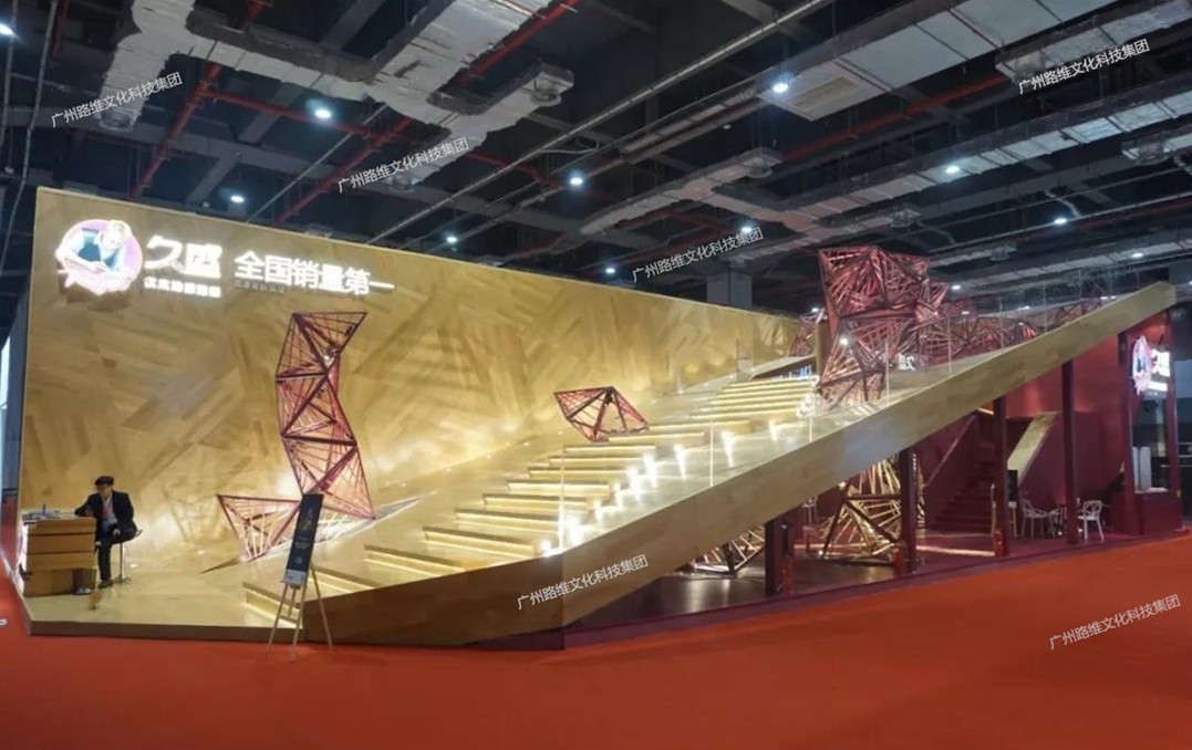 上海建博會展臺設計圖片