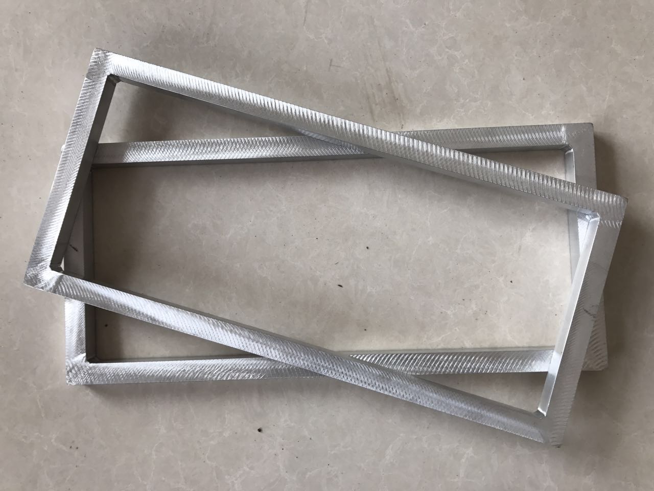 服裝服飾絲印鋁合金網(wǎng)框圖片