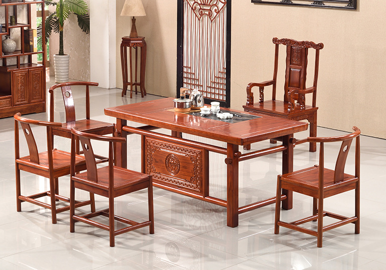 中式茶桌圖片/中式茶桌樣板圖 (4)