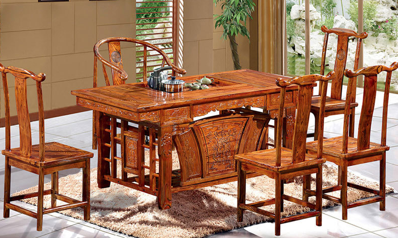 古典泡茶桌圖片