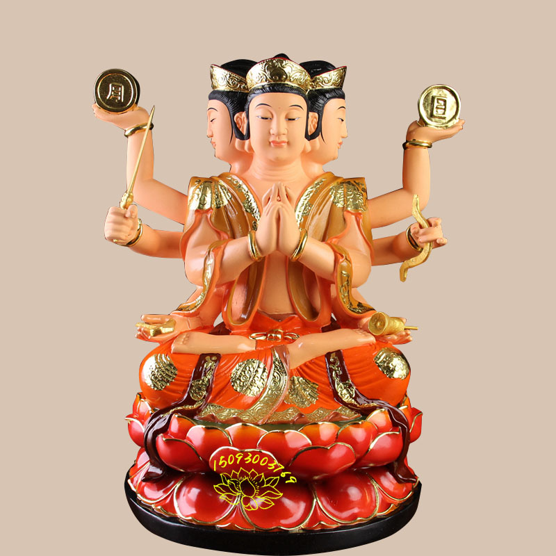 玻璃鋼先天斗姆元君神像圖片/玻璃鋼先天斗姆元君神像樣板圖 (3)