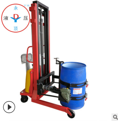 半電動油桶堆高車圖片/半電動油桶堆高車樣板圖 (3)