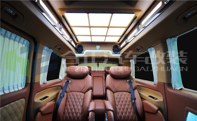 西安奔馳威霆內(nèi)飾合正改裝 移動的圖片