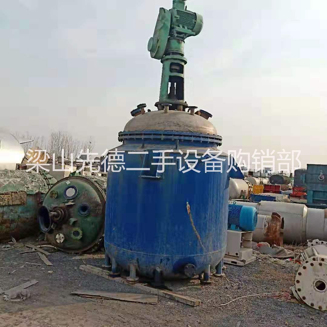 出售二手搪瓷反應(yīng)釜10噸外盤管反圖片
