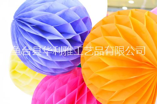 廠家直銷 工廠定制加工生產(chǎn)  蜂巢球 裝飾 紙質(zhì)工藝品
