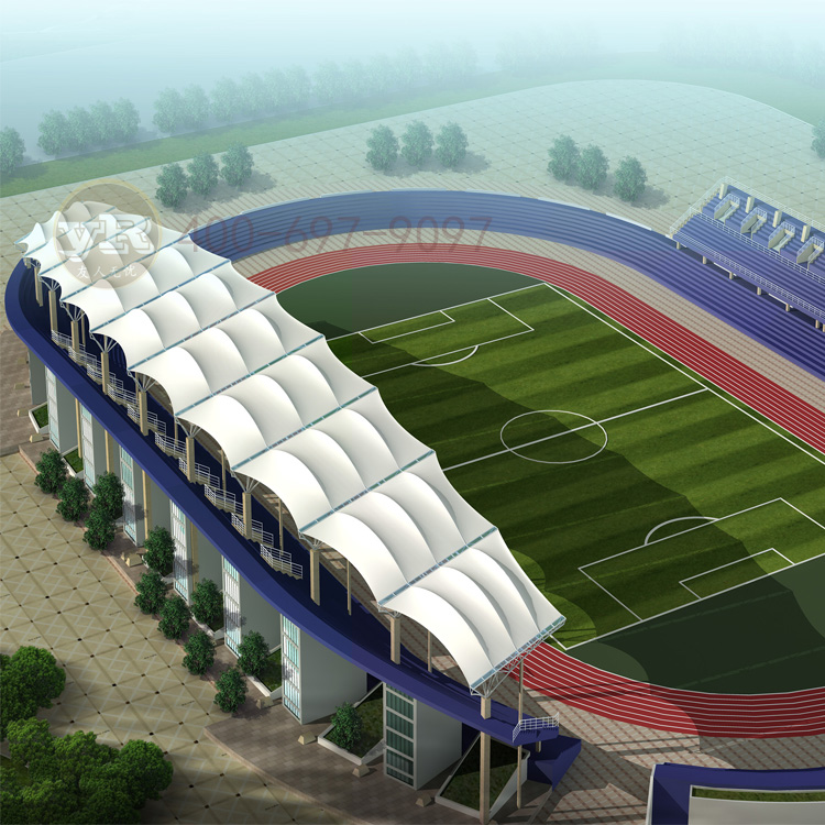 PTFE膜結(jié)構(gòu)體育場(chǎng)圖片/PTFE膜結(jié)構(gòu)體育場(chǎng)樣板圖 (4)