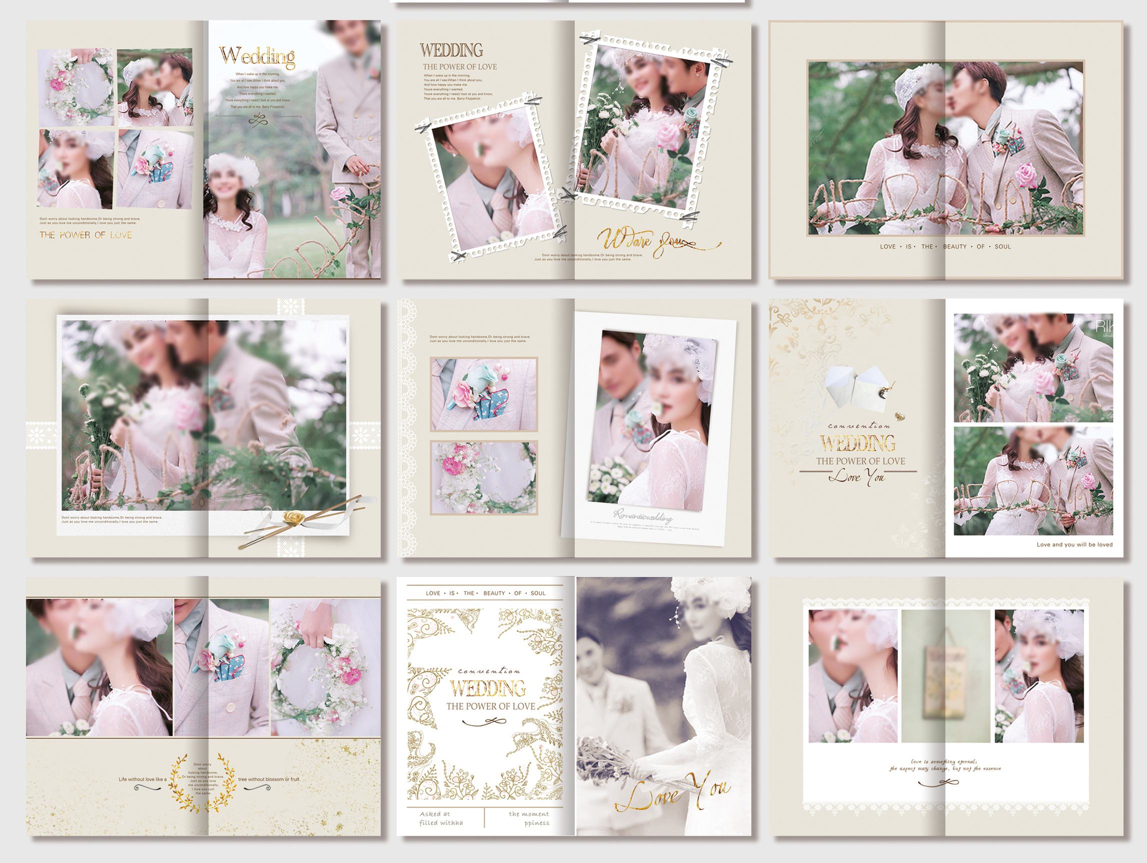 婚紗相冊(cè)圖片/婚紗相冊(cè)樣板圖 (2)