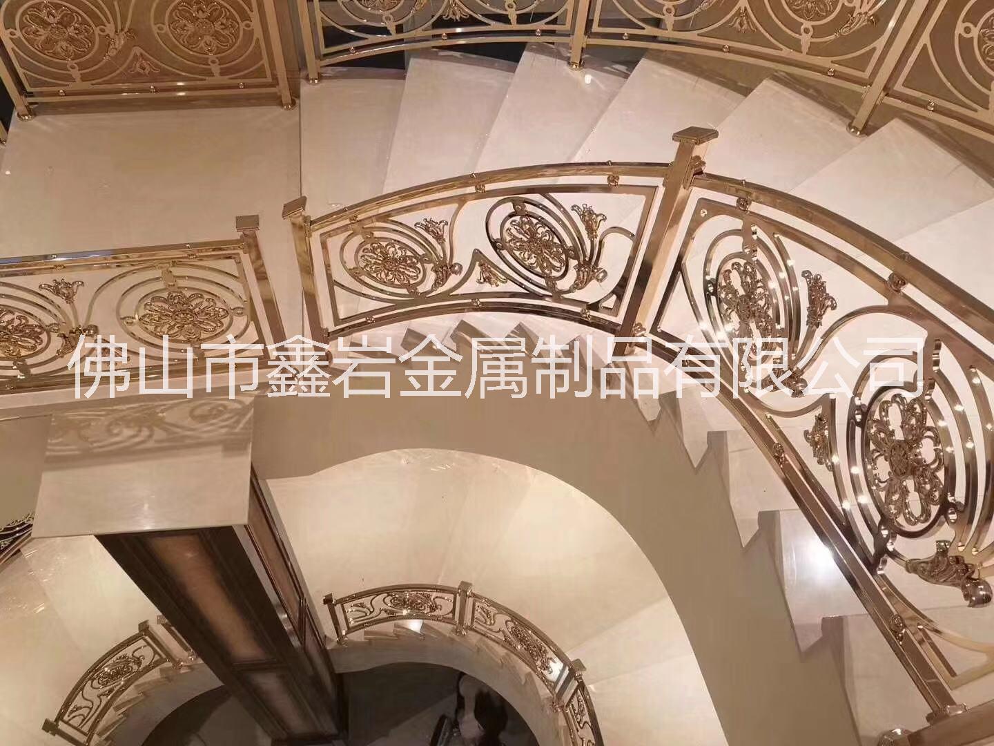 銅樓梯欄桿圖片/銅樓梯欄桿樣板圖 (2)