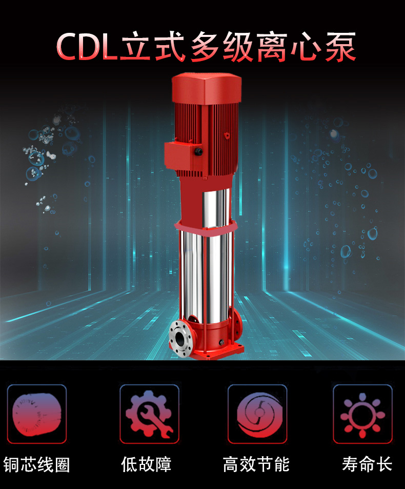 立式多級(jí)離心消防泵圖片/立式多級(jí)離心消防泵樣板圖 (2)