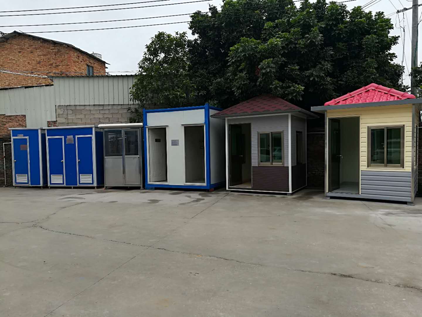 集裝箱崗亭圖片/集裝箱崗亭樣板圖 (1)