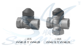 SIEMENS风机盘管螺纹电动二通调节阀门VVI46.25