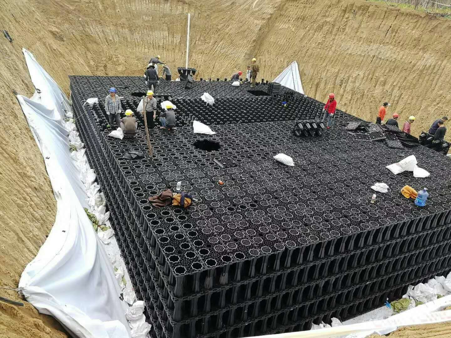 農(nóng)污改造PP雨水收集池鄭州國(guó)之塑圖片