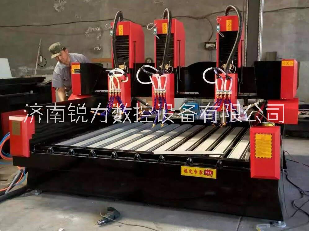 三頭獨立石材雕刻機廠家圖片