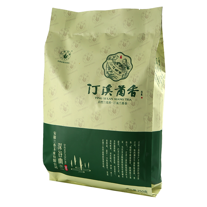 汀溪兰香系列深谷幽兰品牌绿茶2019明前一级一等绿茶茶叶图片