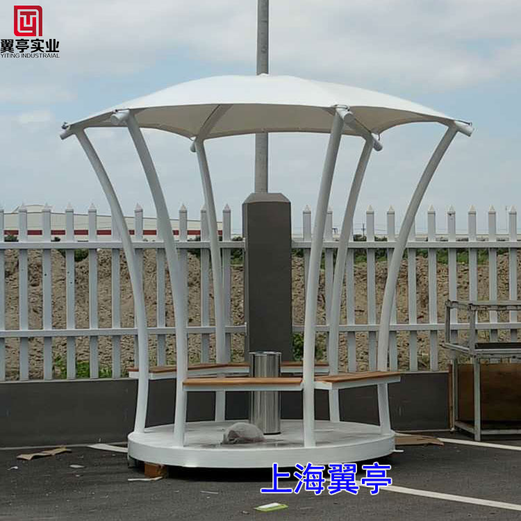 吸煙亭 膜結(jié)構(gòu)吸煙亭圖片/吸煙亭 膜結(jié)構(gòu)吸煙亭樣板圖 (1)