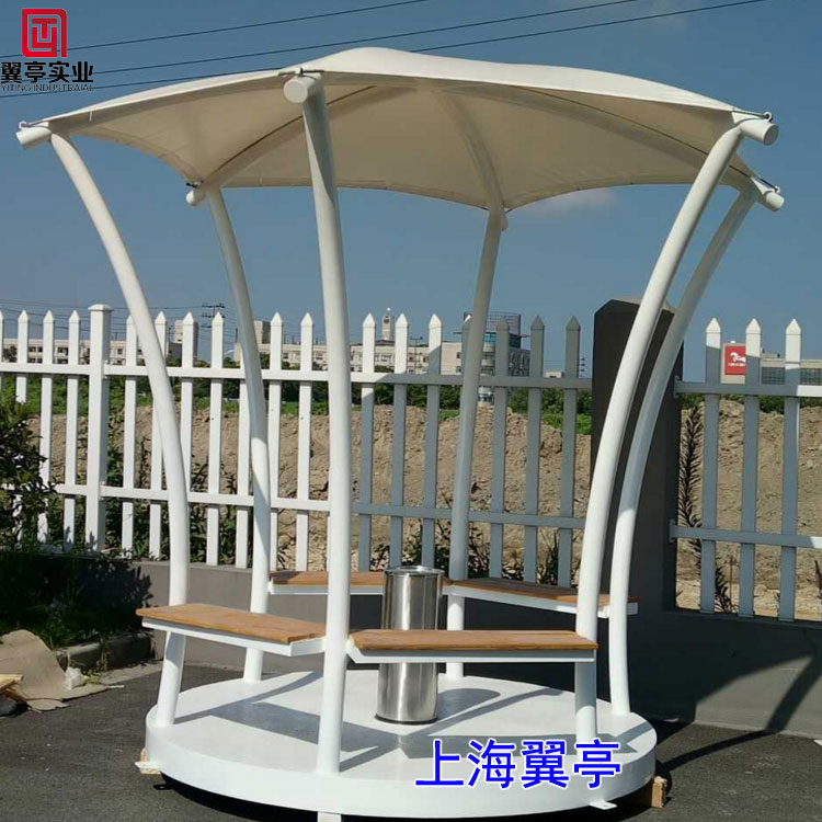 吸煙亭 膜結(jié)構(gòu)吸煙亭圖片/吸煙亭 膜結(jié)構(gòu)吸煙亭樣板圖 (2)